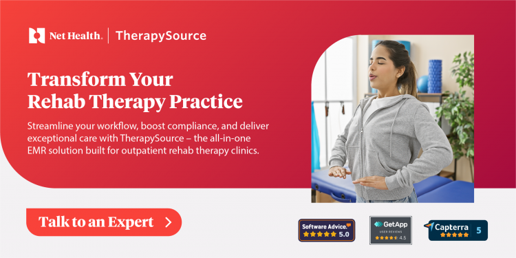 Net Health TherapySource Transform Your Rehab Therapy Practice Talk to an Expert